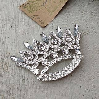 diamante brooches by two little birdies
