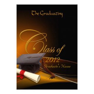 Classics Graduation Custom Invitation