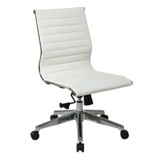Office Star Mid back Eco Leather Chair