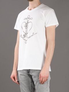Dior Homme Rope Anchor Print T shirt