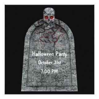 Tombstone   Halloween Party Invitation
