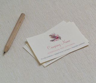personalised business cards by this is pretty