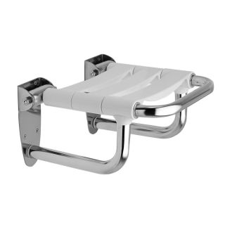 Ponte Giulio USA Stainless Steel Plastic Wall Mount Shower Seat