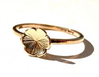 engraved petal stacking ring by kirsty taylor jewellery