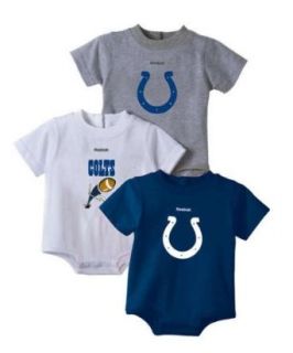 NEWBORN Baby Infant Indianapolis Colts 3 Pack Onesies Clothing