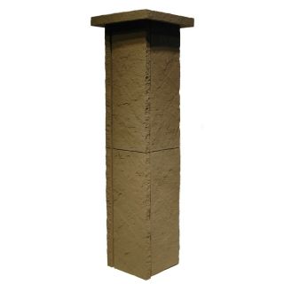 NextStone 4 Pack 6.5 in x 36 in Gray Sandstone Column Wrap Kit