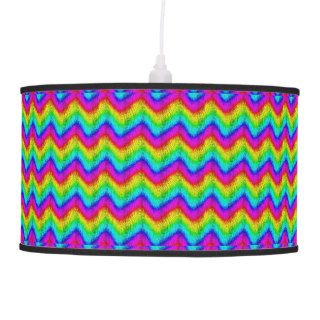 Colorful waves ceiling lamps