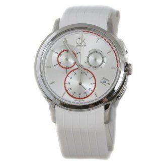 Calvin Klein Quartz Drive Gents White Chronograph Dial Men's Watch K1V27938 Calvin Klein Watches