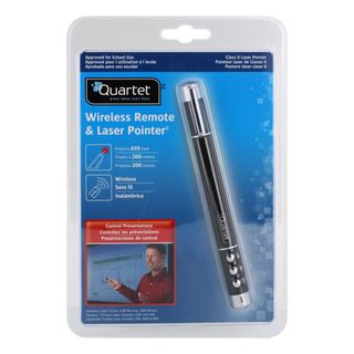 Quartet Black Wireless Remote & Laser Pointer Quartet Laser Pointers