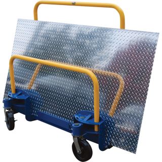Vestil Panel and Sheet Cart — 75.5In.L x 30In.W x 50.7In.H, Model# DWC-EL-72  Panel Carts