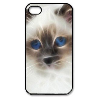 Custom Lovely Cat Designed Hard Case For ipone 4/4s Xz432 Cell Phones & Accessories