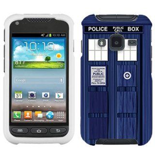 Samsung Galaxy Rugby Pro British Blue Police Box Cover Case Cell Phones & Accessories