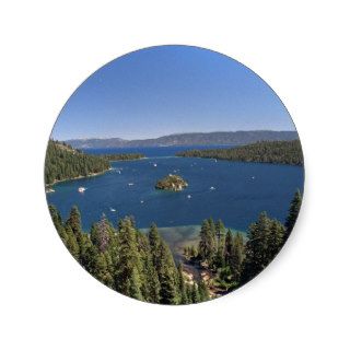 Emerald Bay, Lake Tahoe, California, USA Stickers