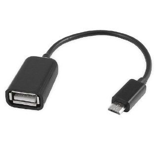 eBuy USB 2.0 A Female to Micro B Male Adapter Cable, Micro USB Host Mode OTG Cable for Blackberry tablet Cell Phones & Accessories