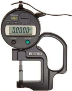 Mitutoyo 547 516 Digimatic IDS Thickness Gage, Groove Thickness Blade Anvil, 0 0.47"/0 12mm Range, 0.0001"/0.01mm Resolution, +/ 0.001" Accuracy Thickness Gauges