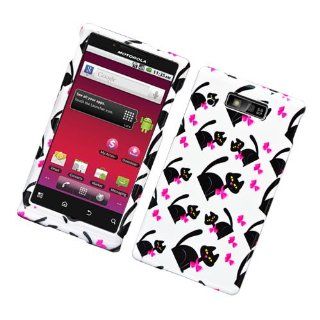 Eagle Cell PIMOTWX435G110 Stylish Hard Snap On Protective Case for Motorola Triumph WX435   Retail Packaging   Cat Bow Tie Cell Phones & Accessories