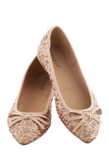Go for the Rose Gold Flat  Mod Retro Vintage Flats