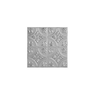 Armstrong Metallaire Large Floral Circle Nail Up Ceiling Tile (Common 24 in x 48 in; Actual 24.5 in x 48.5 in)