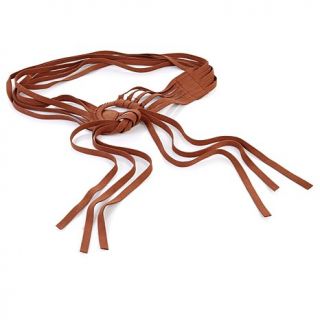 Sophie and Shannon's Jewel Box Suede Tie Fringe Belt