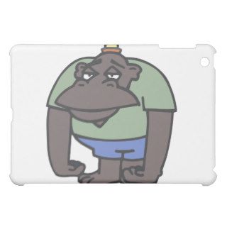 Angry ape cartoon iPad mini covers