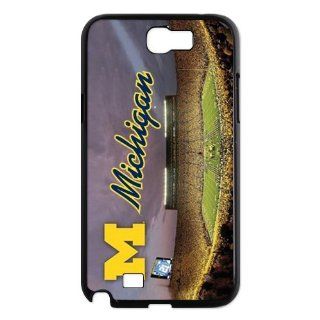 NCAA Michigan Wolverines Logo for Samsung Note2 7100 Durable Plastic Case Creative New Life Cell Phones & Accessories