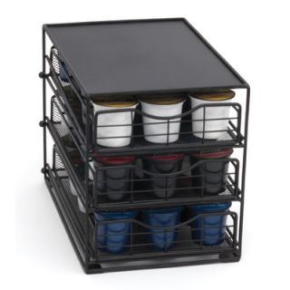 Lipper International 3 Tier Cabinet Coffee Drawer