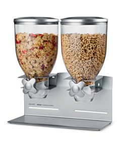 Professional Dry Food Dispenser Double Canister by Zevro