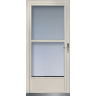 LARSON Almond Tradewinds Mid View Tempered Glass Storm Door (Common 81 in x 36 in; Actual 80.71 in x 37.56 in)