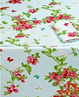Vera Table Linens, Spring Blossom 60" x 102" Oblong Tablecloth  