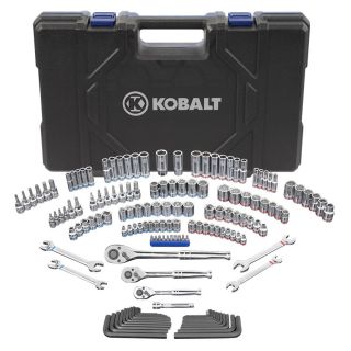 Kobalt 154 Piece Standard (SAE) and Metric Combination Mechanics Tool Set