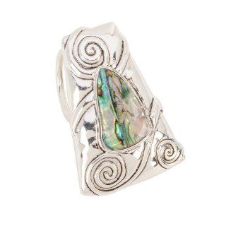 Abalone Slide Scarf Jewelry Triangle Jewelry