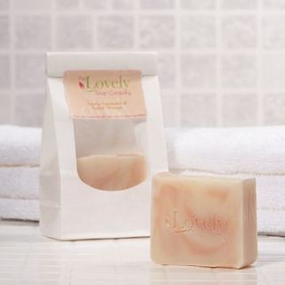 sweet orange & lavender handmade soap by aroma candles