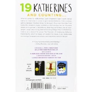 An Abundance of Katherines John Green 9780142410707 Books