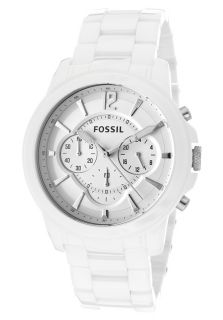 Fossil CE5012  Watches,Chronograph White Dial White Ceramic, Chronograph Fossil Quartz Watches