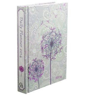 2014 Purple Paisley Inspirational Hardcover Daily Planner  Appointment Books And Planners 