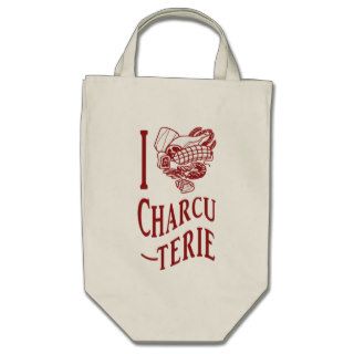 I Love Charcuterie Canvas Bags