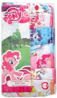 My Little Pony 7 pk Toddler Girls Panty Pack (4T) Clothing