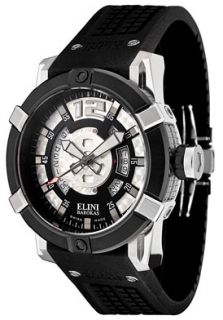 Elini Barokas WHC8185 03671 01A  Watches,Mens Spirit Black Silicone, Casual Elini Barokas Quartz Watches
