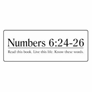 Read the Bible Numbers 624 26 Cut Out