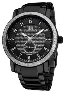 Joshua & Sons JS 20 BK  Watches,Mens Black Dial Black IP Stainless Steel, Casual Joshua & Sons Quartz Watches