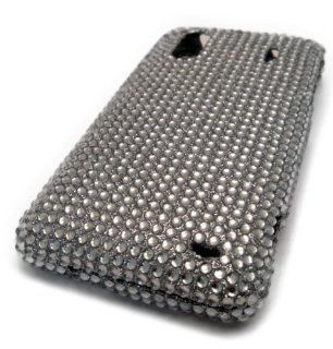 HTC 6285 Evo Design Hero Kingdom 4G S Silver Solid Bling Design Case Skin Cover US Cellular Sprint Boost Mobile ADR6285 Accessory Cell Phones & Accessories