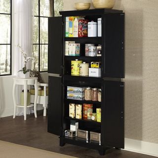 Home Styles Arts and Crafts Black Pantry