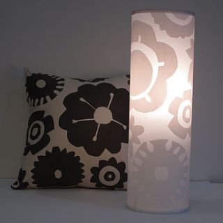 big flower tube light by helen rawlinson