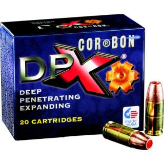 Cor Bon DPX Handgun Ammo .40 SW 140 Gr. JHP 614578