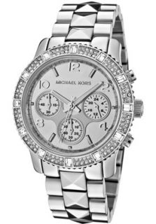 Michael Kors MK5431  Watches,Womens Chronograph White Swarovski Crystal Mirrored Dial Stainless Steel, Chronograph Michael Kors Quartz Watches