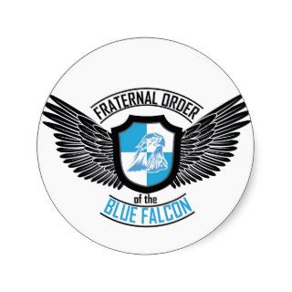 Fraternal Order of The Blue Falcon, Blue Falcon Sticker