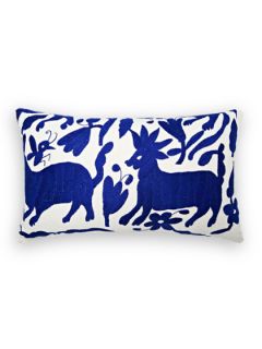 Authentic Mexican Otomi Pillow by Frog Hill Designs