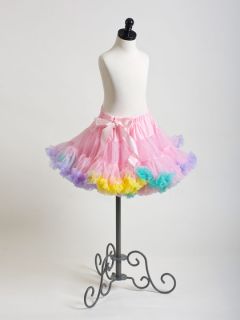 Light Pink Rainbow Pettiskirt by Tutu Couture Kids