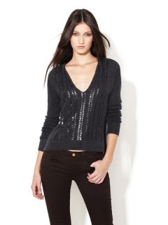 Wool and Cashmere Sequin Sweater by Duffy