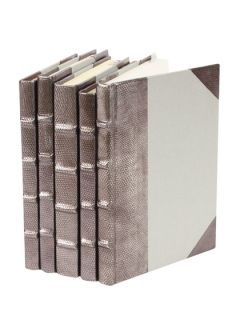 Metallic Collection (Set of 5) by Decorative Leather Books